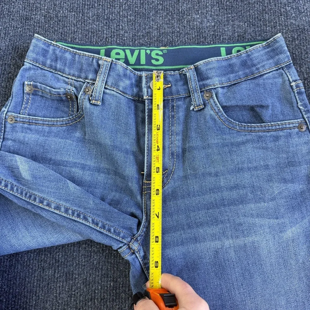 Levis 511‎ Jeans Boys 12 Regular 26x27 Blue Slim Straight Denim Stretch Casual